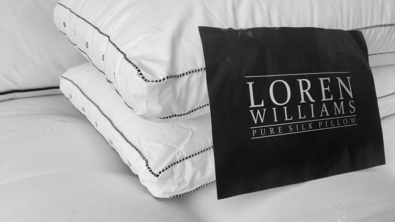 Loren Williams Silk Pillow