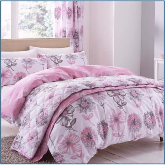 Banbury Floral Duvet Set Pink