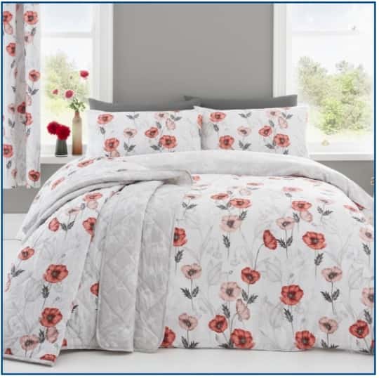 Fliss Duvet Set Fliss Red Duvet Set