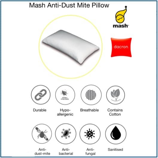 Mash Anti-Dust Mite Pillow Mash Anti-dust Mite Pillow
