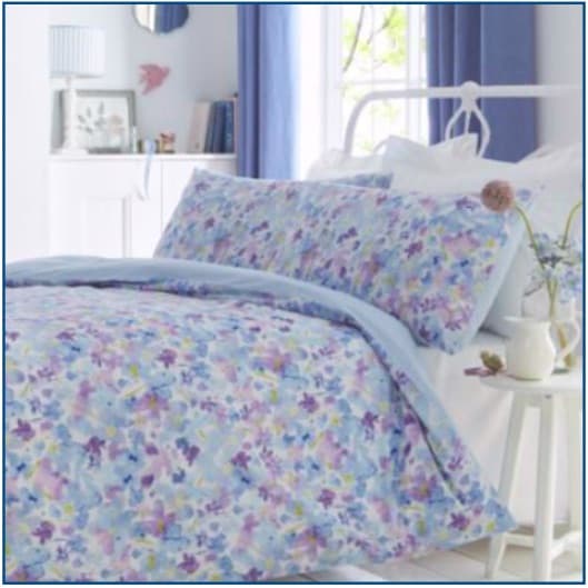 Sunny Duvet Set Blue