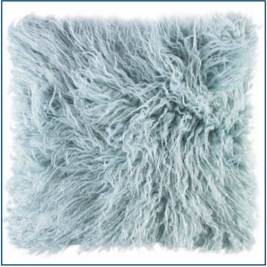 blue fluffy cushion cover blue fluffy cushion cover