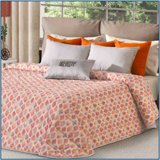 Voltaire Bedspread Orange