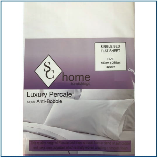 SC Home Single Flat Sheet