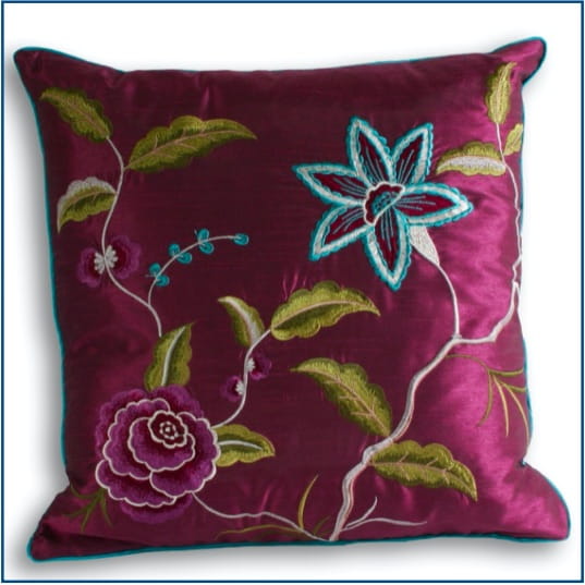 Botanic Damson Cushion Cover