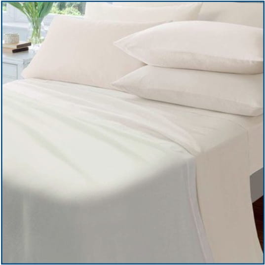 CL Brushed Cotton Single Fitted Sheet CL Brushed cotton sheet cream