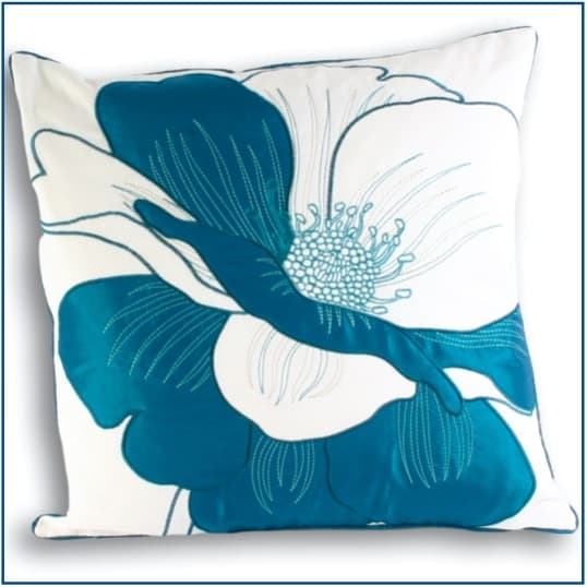 Davina Teal Cushion Cover