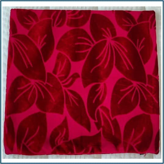 Glendale Burgundy Cushion Cover