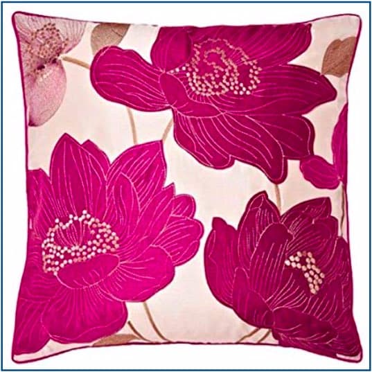 Hannah Magenta Cushion Cover Hannah Magenta Cushion Cover