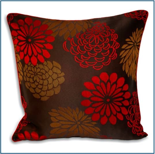 Hibiscus Red Cushion Cover