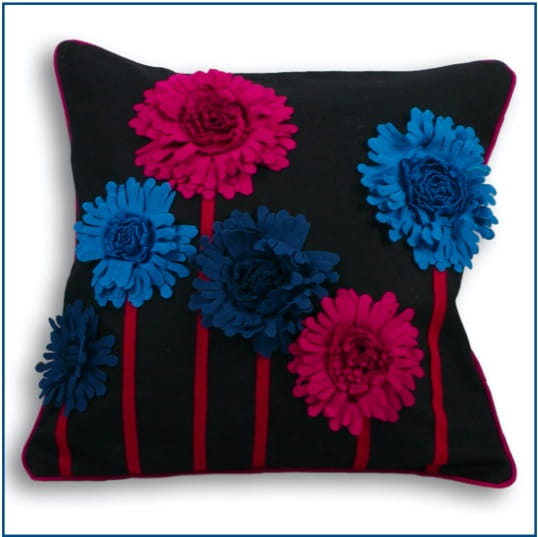 Maisie Black Cushion Cover