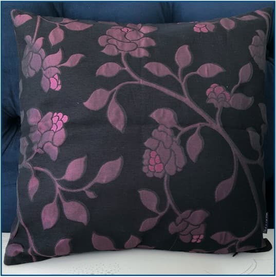 Nocturne Purple Cushion Cover