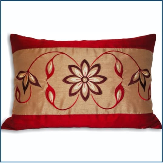 Petra Red Cushion Cover Petra Red Cushion Cover