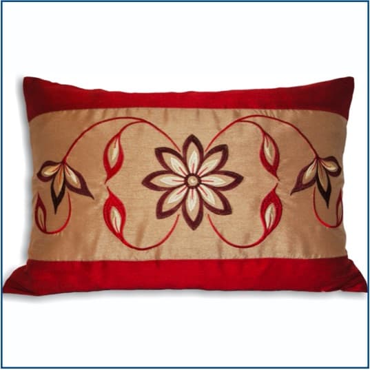 Petra Red Cushion Cover