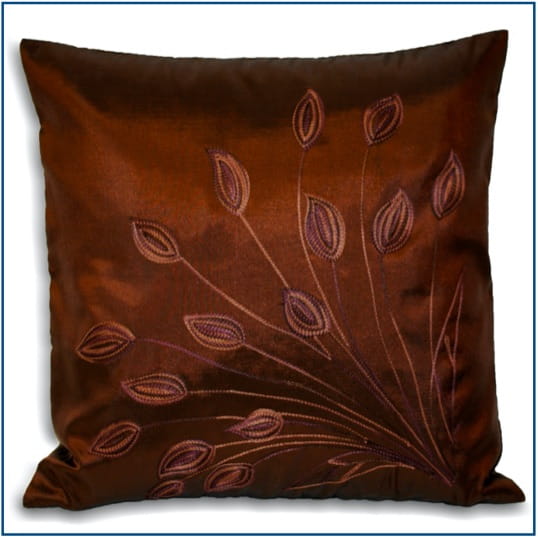 Spray Chocolate Cushion Cover