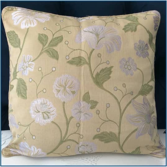 Babylon Jacquard Green Cushion Cover