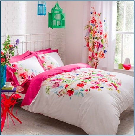 Bright Floral Duvet Set Bright Floral Duvet Set