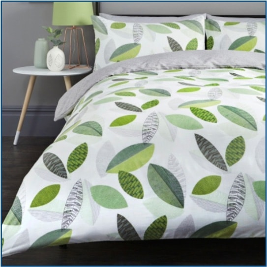 Tazio Green Duvet Set The Bed Centre