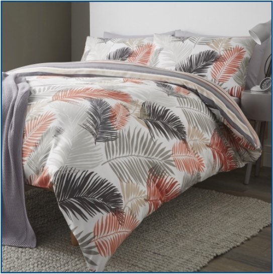 Tropical Copper Duvet Set Tropical Copper Duvet Set