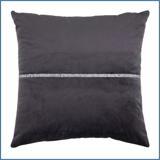 Capri Dark Grey Cushion Cover Capri dark grey cushion cover