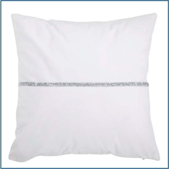 Capri white cushion cover