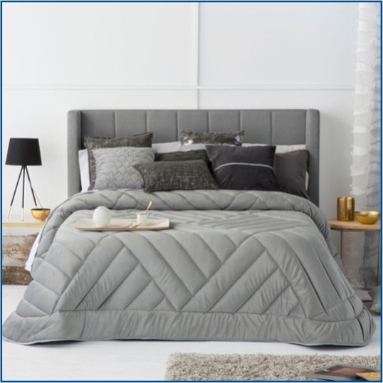 Dual Grey Bedspread