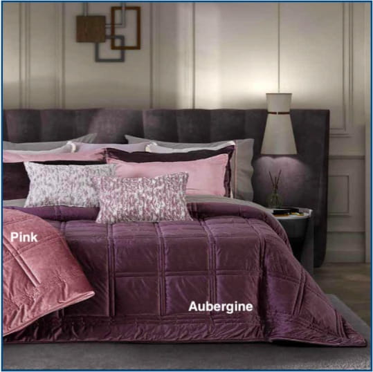 Sado Aubergine Bedspread Sado Aubergine Bedspread