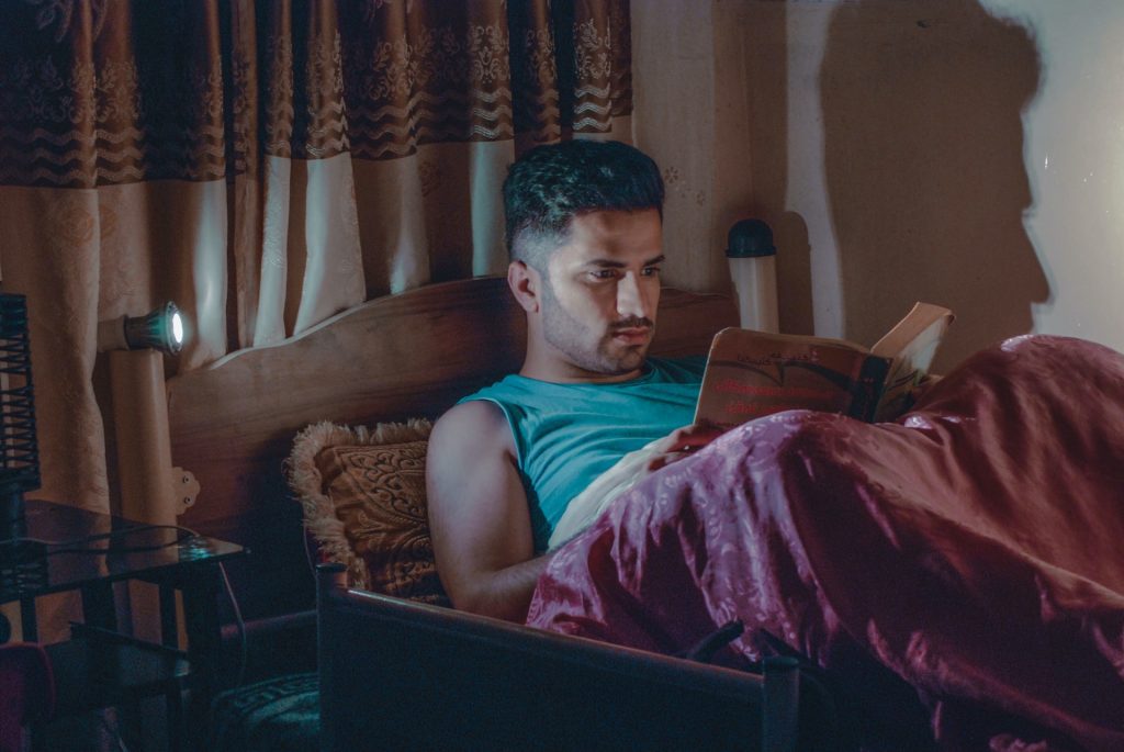 Reading in bed