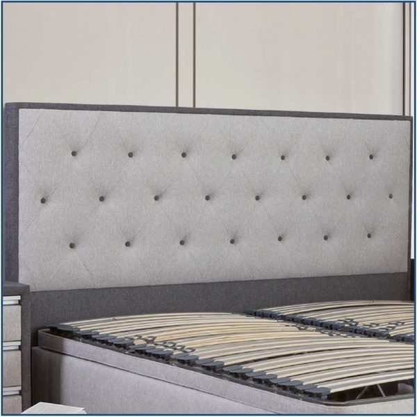 Kyra Upholstered Floor Standing Headboard The Bed Centre