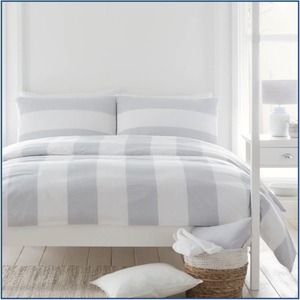 Upton Silver Duvet Set Upton Silver Duvet Set