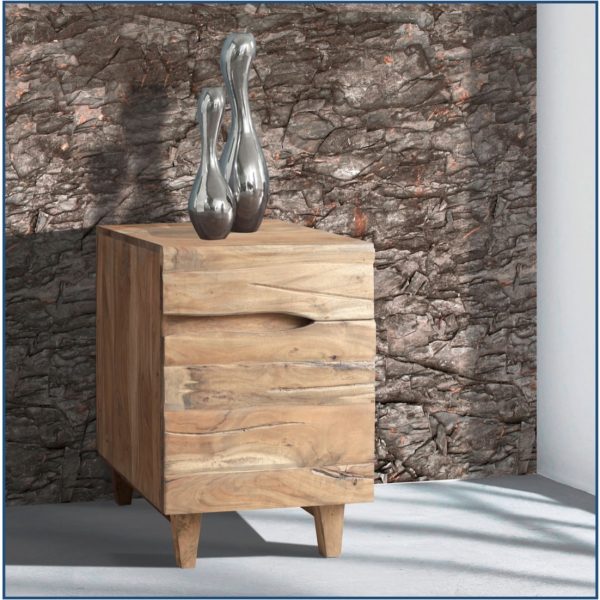 Acacia Live Edge Bedside Table 1