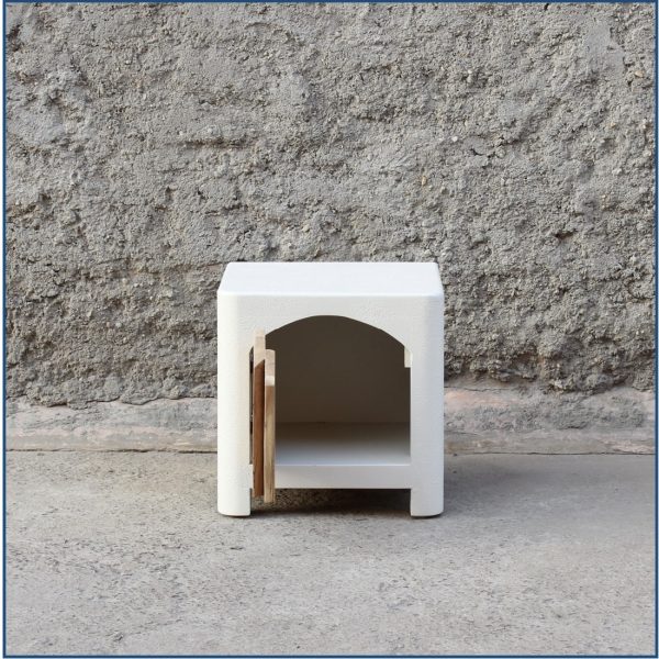 Ibiza Cement Effect Bedside Table