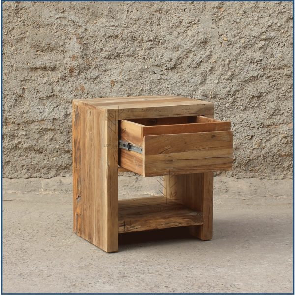 Ibiza Recycled Wood Bedside Table